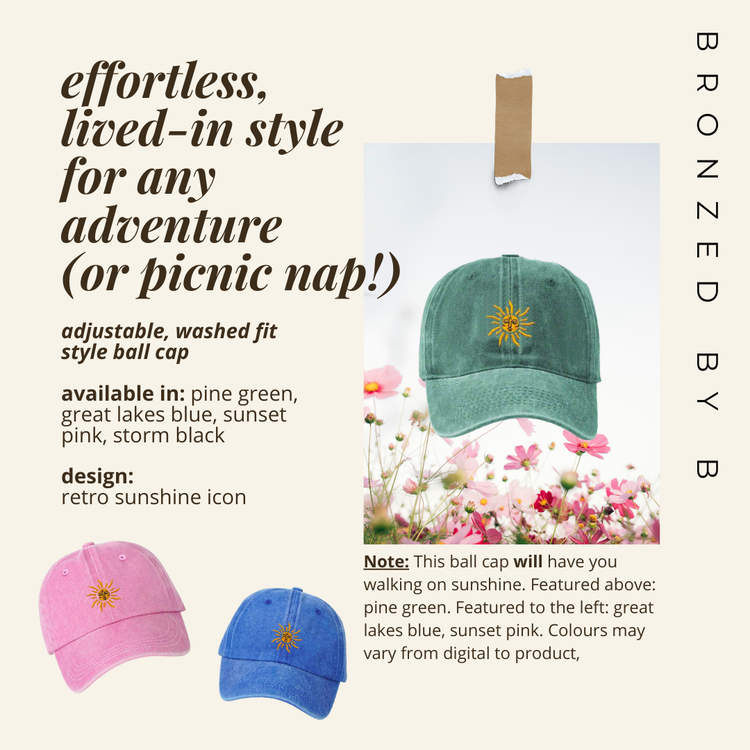 Good Spring Branded Merch Spring/Summer Merch - BRONZED BY B - Hats