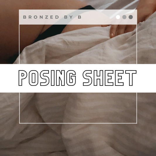 Spray Tan Posing Sheet - Printable
